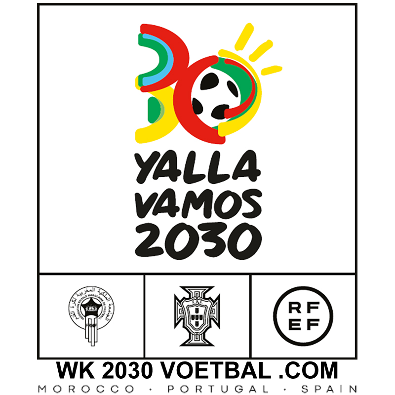 Logo van het WK 2030